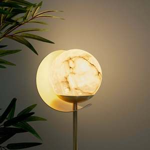Creative <b>Round</b> Marble <b>Table</b> Lamp E27 LED Eye Caring <b>Bedside</b> Bedroom Light - Product Image 5