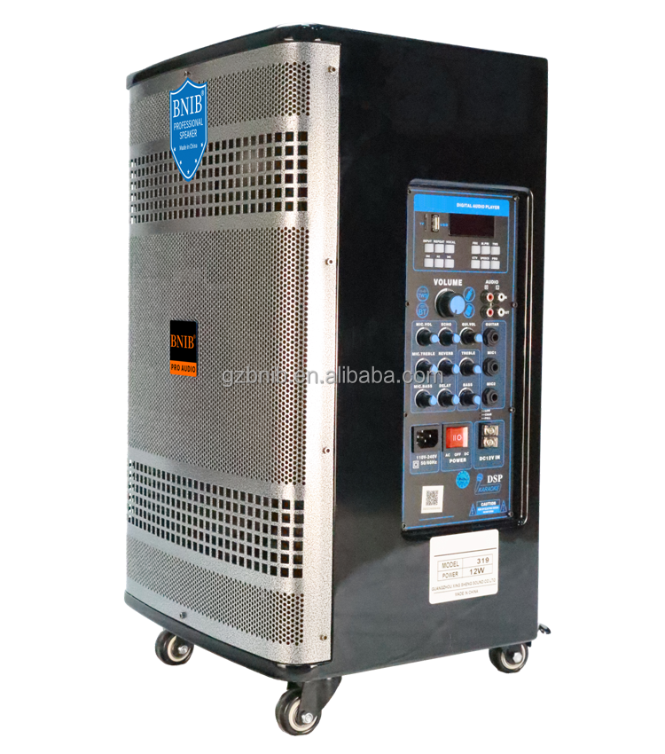 Новинка 2022, профессиональные колонки OEM, динамик кровавой формы, деревянная тележка, динамик, система караоке, наружная сцена