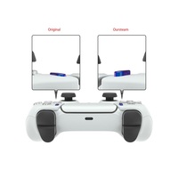 Pièces de jeu professionnelles en plastique avec peinture caméléon, boutons de partage et d'options rehaussés pour la remplacement de la manette PS5