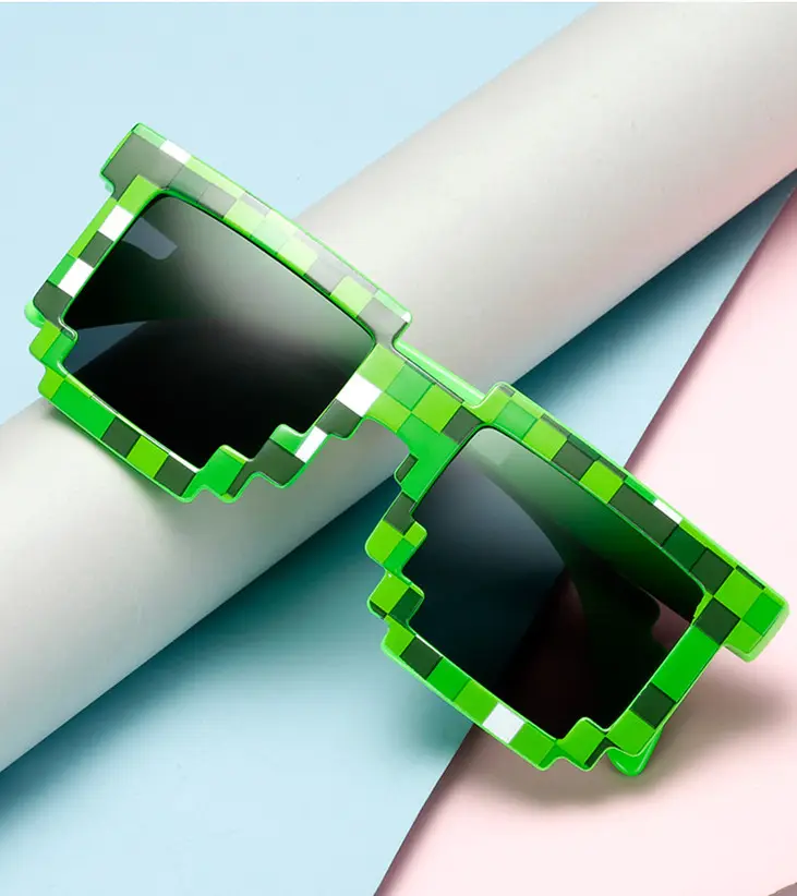 2023 noel partisi Retro tarzı tasarımcı güneş gözlüğü güneş gözlüğü eğlenceli hediye gözlük