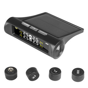 Năng lượng mặt trời Powered TPMS kỹ thuật số Xe áp suất lốp báo động hệ thống màn hình tự động an ninh Lốp Áp suất & nhiệt độ cảnh báo lốp Đồng hồ đo - Product Image 2