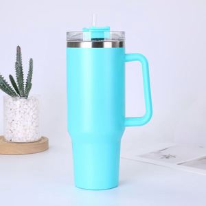 40oz <b>Travel</b> Car H1.0 Handle Tumbler Vacuum <b>Mug</b> Lid <b>Straw</b> Non-Slip Base OEM ODM Custom Color - Product Image 1