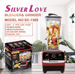 <span class=keywords><strong>Mixeur</strong></span>-blender <span class=keywords><strong>multifonction</strong></span> populaire pour la maison, Afrique, 220 V, 8500 W, prise EU, 2 L, tasse unique - Product Image 2
