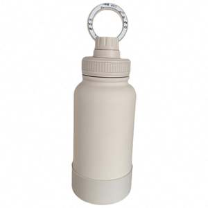 Bouteille d'eau de sport de haute qualité 650 ml 1000 ml 1200 ml avec logo personnalisé, en acier inoxydable à double paroi, flacons isothermes pour sports de plein air - Product Image 4