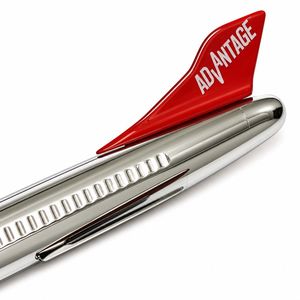 <span class=keywords><strong>Stylo</strong></span> bille en métal aviation fantaisie avec empennage personnalisé OEM, cadeau souvenir exquis pour pilotes, <span class=keywords><strong>stylo</strong></span> en métal en forme de queue d'avion - Product Image 6