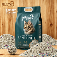 Fabricante de Arena para Gatos de Bentonita Mineral a Granel, Exportación, Altamente Absorbente, Anti-Dispersión, Aglutinación Rápida, Desechable por el Inodoro, Ecológico, Bajo Costo