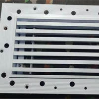 Nouveau diffuseur linéaire dissimulé, grille de ventilation murale invisible en aluminium flexible, économie d'énergie, pour hôpitaux et écoles
