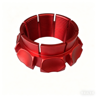 Adaptateur de caméra en alliage d'aluminium ou en acier inoxydable sur mesure, usiné avec précision par CNC, support métallique anodisé rouge pour caméras d'action
