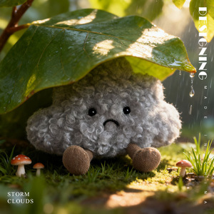Kawaii 16/42/52cm triste viso scuro cuscino nube peluche imbottito cuscino naturale per la decorazione della casa - Product Image 4