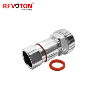 Connecteur coaxial RF LDF4-50A, prise femelle DIN 7/16 L29, à vis de serrage en laiton 1/2 pouce, pour câble d'alimentation en mousse, fourni par l'usine