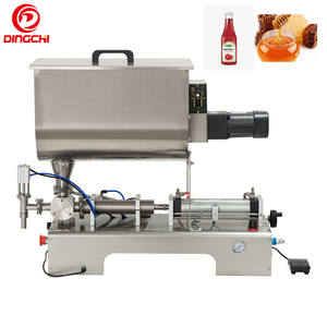 Machine de remplissage de mélangeur semi-automatique pour sauce tomate liquide au miel et <span class=keywords><strong>salsa</strong></span> pour applications de boissons Garantie 1 an - Product Image 3