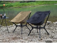 Chaise pliante en aluminium à dossier haut et bas Rouser Outdoor New Design Portable Relax Easy for Beach Fishing Camping