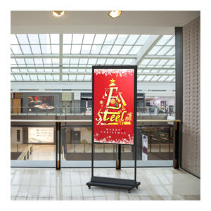 55 Inch Floor Standing Dual Side Shop Window Enfrentando Tela 700 + 2500 nits Tela de Publicidade Resistente ao Sol - Product Image 5