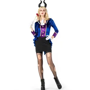 Cadılar bayramı kostüm seksi Lady Bull şeytan Cosplay güzellik ve Beast karakter kostüm