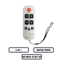 Control Remoto Universal Infrarrojo Impermeable OEM ODM A-TV11 con Botones Grandes Retroiluminados y Función de Aprendizaje, Apto para Televisores