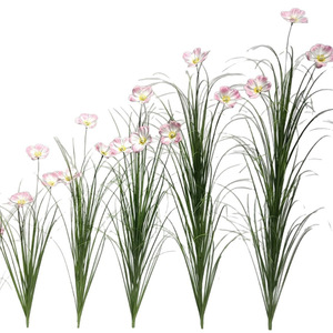 Flores Artificiales Cosmos, Ramo de Cebollino Artificial de 30cm-100cm de Altura, Simulación Realista, Decoración para Bodas y Hogar - Product Image 1