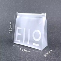 Vente flash - Étui de voyage pour cosmétiques personnalisé avec logo en gravure, résistant à l'humidité, en vinyle transparent PVC EVA, sac de maquillage/trousse de toilette avec fermeture éclair