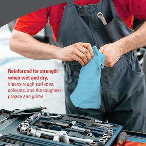 Rouleau de lingettes nettoyées pour graisse d'huile, 475 pièces, jetables, Jumbo, usage intensif à main, humides, en rouleau - Product Image 4