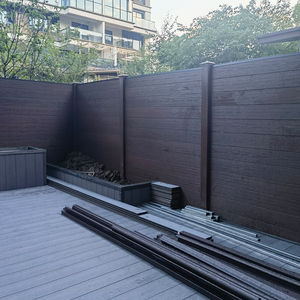 รั้วกั้นสูง8ฟุตรั้วกั้นเพื่อความเป็นส่วนตัวรั้วอลูมิเนียมอัลลอยด์แผงกั้นสวนกลางแจ้งรั้วโลหะทนทานขายดี - Product Image 2