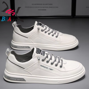 Zapatos Deportivos de Piel Sintética para Hombre 2025, Zapatillas Casuales de Moda Ligeras y Cómodas - Product Image 4