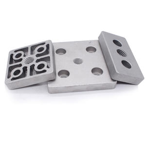 แผ่นเชื่อมต่อปลายโปรไฟล์อลูมิเนียม Deying Industrial T5 รุ่น 4080 6060 8080 สำหรับประตู M12 M14 M16 พร้อมขาตั้งล้อเลื่อนสำหรับประตู - Product Image 1