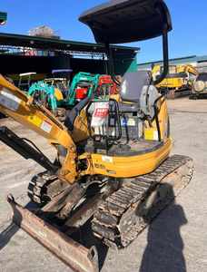 Mini-excavatrice 2T 3T CAT 020CR 020 d'occasion, chenillée, moteur japonais, pompe, certifiée CE, avec accessoire tarière - Product Image 5