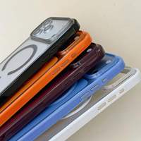 Coque magnétique transparente haute qualité pour iPhone 18 Pro Max, texture originale, anti-chute, protection intégrale
