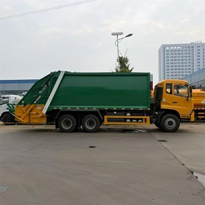 Camion à ordures diesel Dongfeng 12 m³ à compression 4x2, véhicule de transport de déchets compactés avec pompe, collecteur de déchets à vendre - Product Image 3