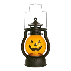 Linterna LED Portátil con Diseño de Calabaza, Decoración de Halloween, Patrón de Demonio, Juguete Infantil, Accesorio de Ambiente, Luz Blanca Cálida, IP20 - Product Image 2
