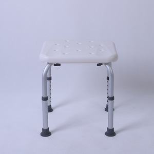Chaoyang Bath <b>Stool</b> <b>Adjustable</b> <b>Height</b> White Plastic Seat Shower Chair For Elderly Disabled Pregnant Users - Product Image 1