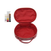 Étui à cosmétiques en cuir PU verni pochette organisateur maquillage trousses de toilette étanche grande capacité et Offre Spéciale