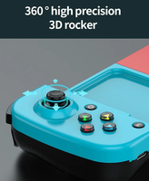 Manette de jeu extensible D3 D5 D6 D8 pour Switch, contrôleur de jeu sans fil BT avec boucles pour PC Android IOS, poignée de joystick