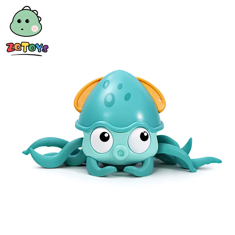 Hete Verkoop Amfibisch Water Pull-Up Speelgoed Wandelen Octopus Bad Speelgoed Voor Kinderen Kruipen En Zwemmen Baby Octopus Speelgoed
