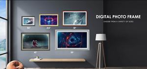 Marco de fotos digital WiFi inteligente de 21,5 pulgadas Marco de imagen digital de nube WiFi de 21,5 pulgadas Pantalla táctil Marco de madera Reproductor <span class=keywords><strong>MP4</strong></span> - Product Image 6