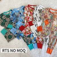 Vêtements Bébé Prêts à Expédier en Bambou 95% Bambou 5% Spandex, Pyjamas Bébé, Grenouillères, Ensembles Tout-Petits, Barboteuses Enfant à Fermeture Éclair, Boîte Mystère en Bambou