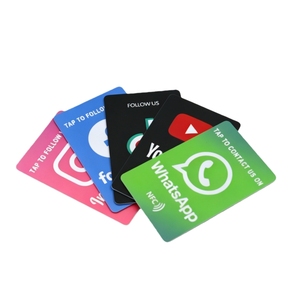 Carta NFC Contactless per Google e Social Media, Espositore per Recensioni Google, Supporto per Codice <span class=keywords><strong>QR</strong></span>, Cartello Personalizzato per WhatsApp - Product Image 3