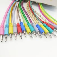Cable de parche Modular de Punta euroack, 3,5mm