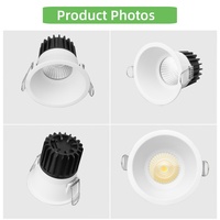 Led Down light 12w saa ce Cob Open Hole Embedded High Color Rendering Spotlight Home Living Room home lamp Dimmable Spot Light
