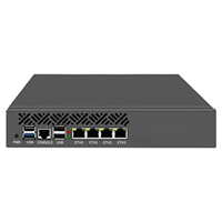 Partaker Mini 1U 9,5 pulgadas Enrutador Montado en Rack N100 N150 N200 N305 N355 4*2,5G Expansión 1G 10G SFP + 4G/WIFI OPNsense TPM Hardware