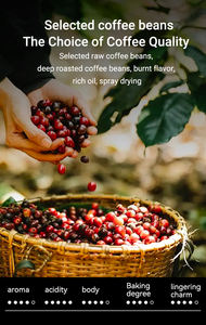 Chicchi di caffè arrosto Arabica di alta qualità <span class=keywords><strong>3</strong></span>% caffeina forte Aroma bruciato leggermente amaro estratto di erbe in polvere senza XM-WG03 - Product Image 3