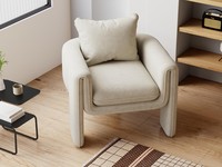 Nordischer Luxus-Wohnbereich Hotel-Lobby Sofa Sessel Akzent-Stühle Freizeitmöbel Samt-Stoff Loungesessel