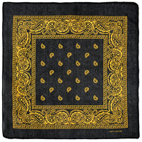 Foulard en tissu de coton multicolore pour mariage et danse de rue - Accessoire de mode absorbant et anti-transpiration