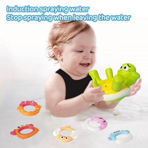 Jouet <span class=keywords><strong>de</strong></span> pulvérisation d'eau <span class=keywords><strong>de</strong></span> <span class=keywords><strong>bain</strong></span> d'été rechargeable pour bébé, tortue arroseuse, jouets <span class=keywords><strong>de</strong></span> <span class=keywords><strong>bain</strong></span> pour tout-petits avec 5 anneaux <span class=keywords><strong>de</strong></span> saut - Product Image 2
