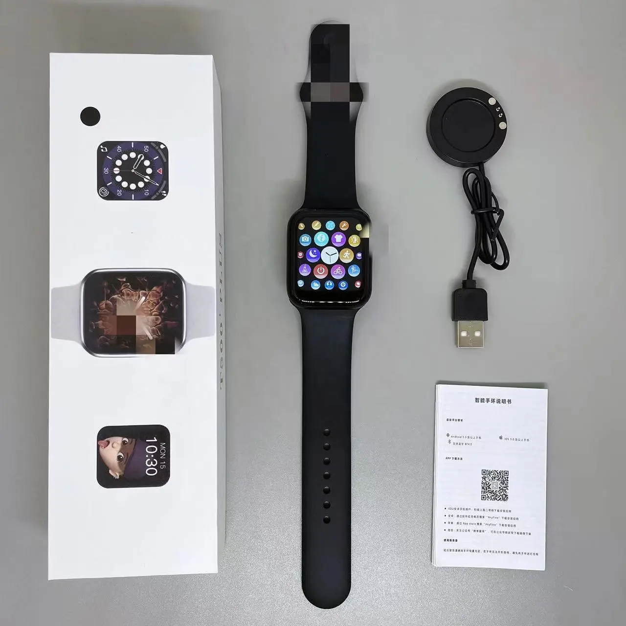 2021 T500+ plus smart watch 1.75 inch full screen Series 6 2020 version 6 plus reloj call Watch iwo 13 smartwatch With Games