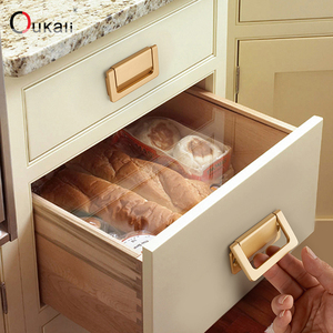 Kenop Lemari Laci Modern Warna Emas untuk Dapur & Kamar Tidur, Gagang Pintu Lemari, Penggunaan Kantor - Product Image 6