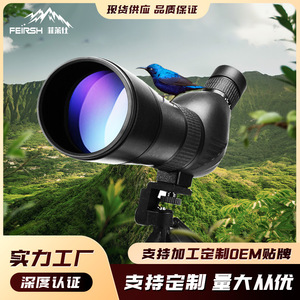 Télescope monoculaire 20-60x60 à revêtement multicouche, lunette d'observation des oiseaux inclinée - Product Image 5