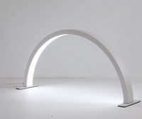 Nouveau Design Arc cils lumière LED demi-lune lampe pour ongles Table demi-lune loupe tatouage cils lumière