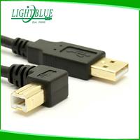 Cable de alta velocidad chapado en oro USB 2,0 Cable A a B para teclado Midi, monitor, instrumento, sistema de luz estroboscópica Mac PC