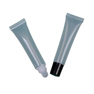 Tube cosmétique en plastique personnalisé, emballage souple pour gloss à lèvres, tube à presser pour crème pour les yeux et soins de la peau - Product Image 1