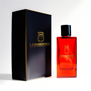 High End Custom Color Crimp Square Perfume <b>Spray</b> <b>Bottle</b> 60ml 80ml 100ml <b>Empty</b> Polished Glass Perfume <b>Bottle</b> With Magnetic Cap - Product Image 6
